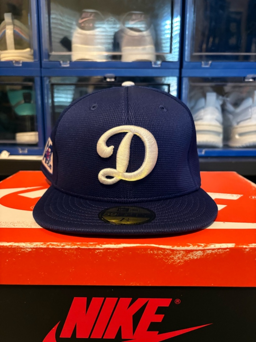 New Era 59FIFTY Royal Blue Fitted Cap dodgers size 7 3/8